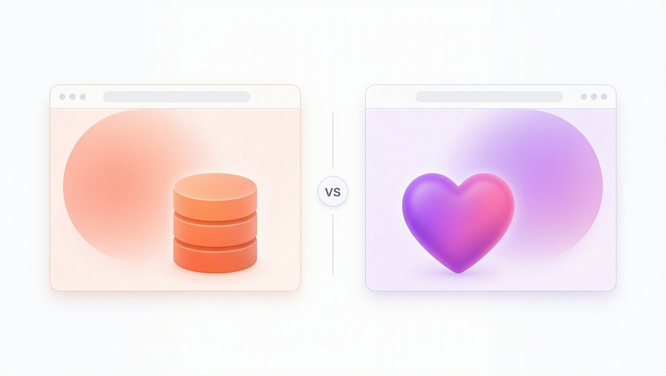 Base44 vs Lovable 2026 comparison: two AI app builder windows side by side